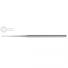 Buck Ear Curette Fig. 2 - Straight - Blunt Stainless Steel, 17 cm - 6 3/4" 